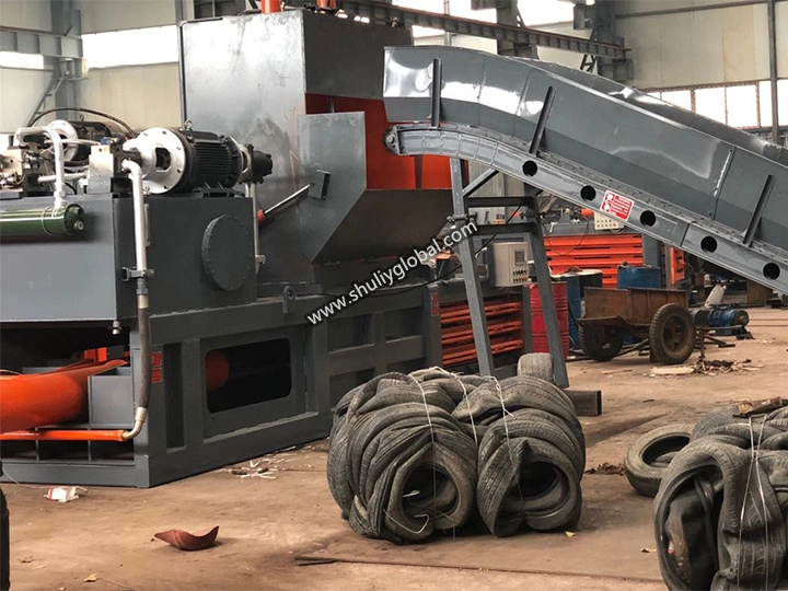 Горизонтальный пресс для шин