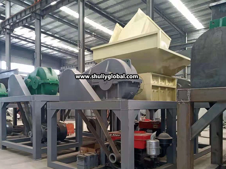 Shredder Powered by Diesel Engine