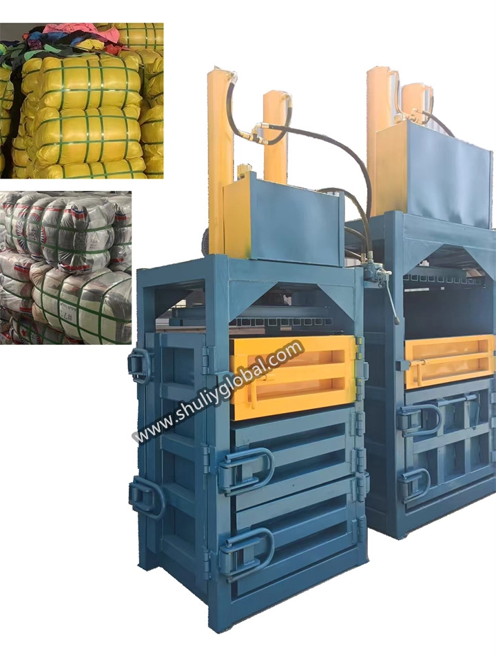 Машина для прессовки отходов одежды