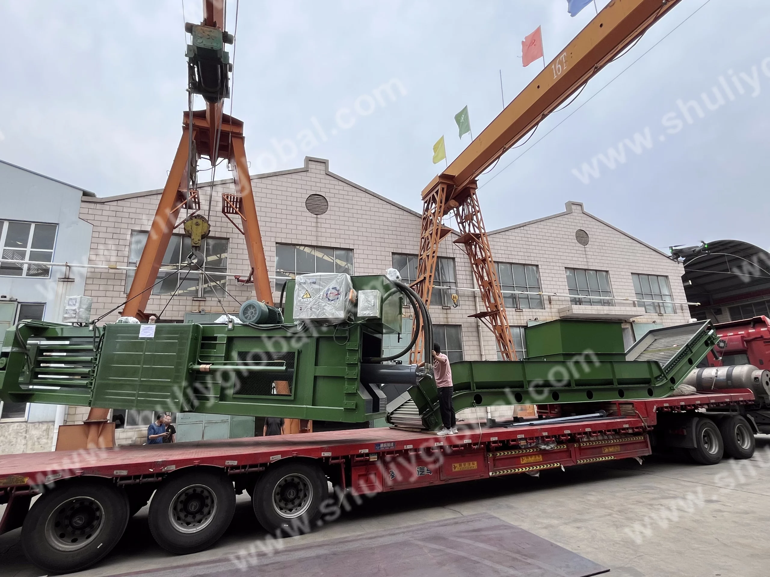 200 tons fully automatic horizontal baler shipped to India 