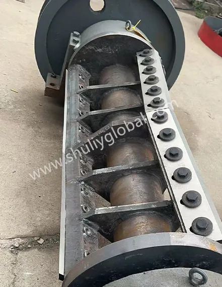 Plastic film crusher knife