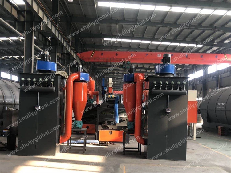 Radiator recycling line