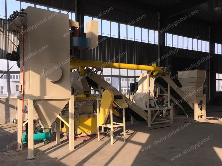 Large radiator recycling line