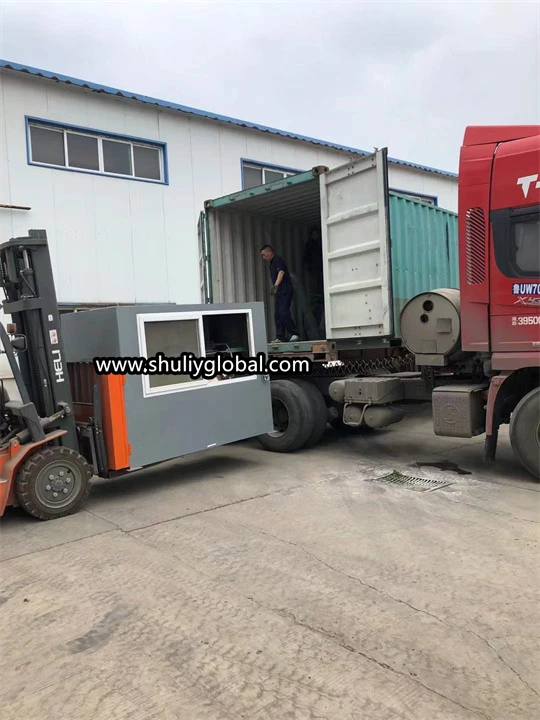Aluminum-plastic separation machine transportation
