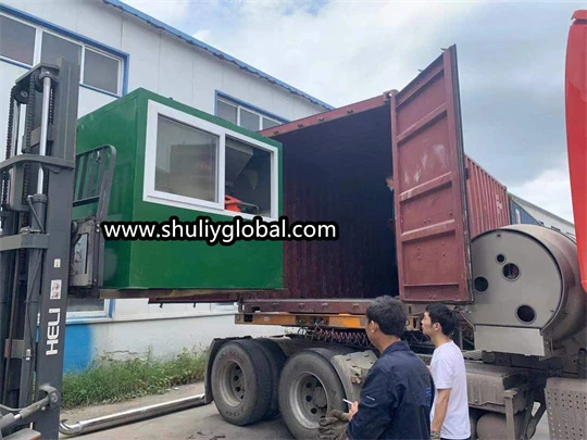 Aluminum-plastic separation machine transportation